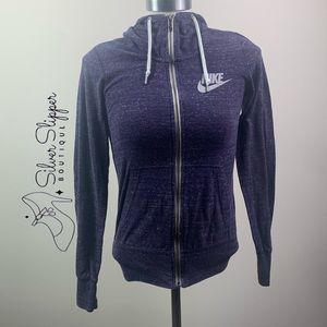 Nike Women’s Gym Vintage Zip Hooded Sweatshirt XS